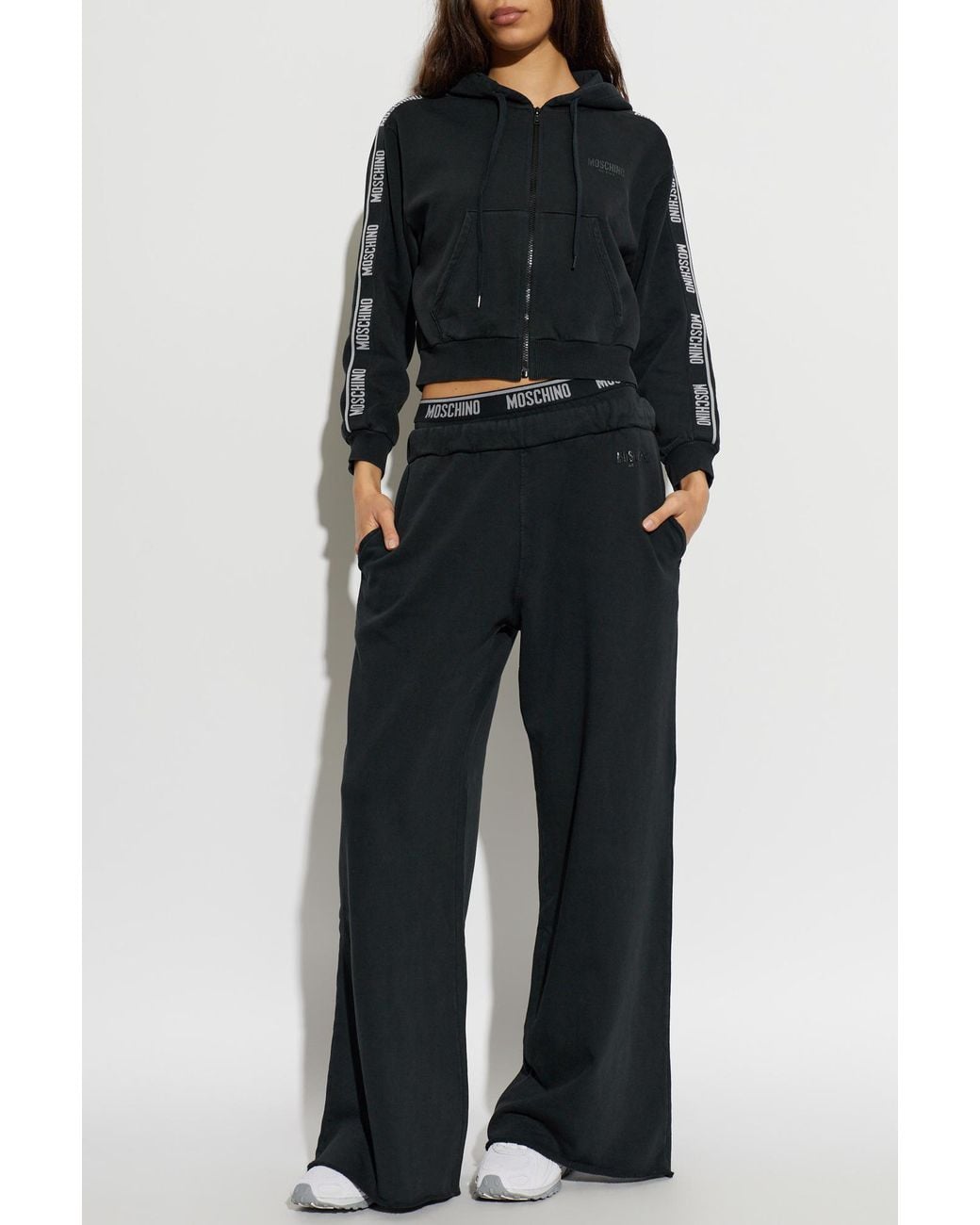 Moschino Black 'Active' Sweatpants