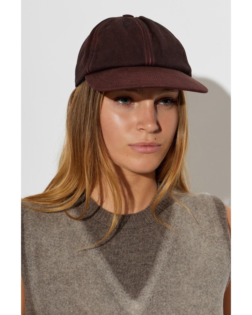 Maison Margiela Red Baseball Cap