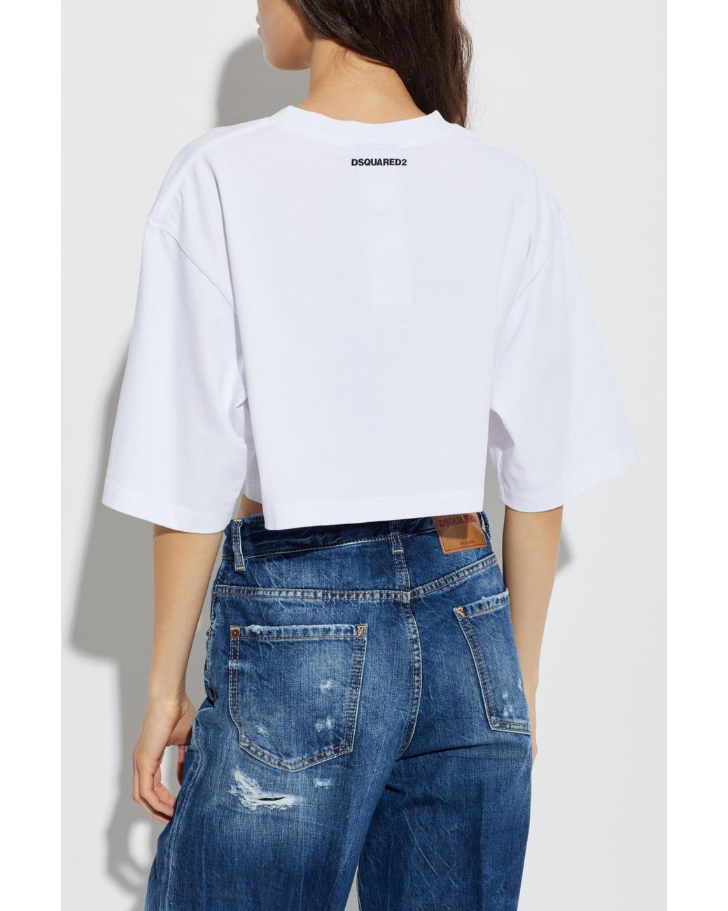 DSquared² Blue Short Top With Logo