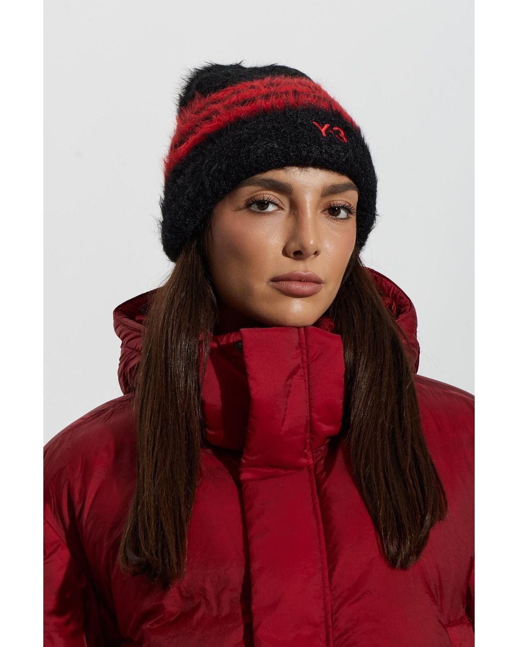 Y-3 Red Beanie