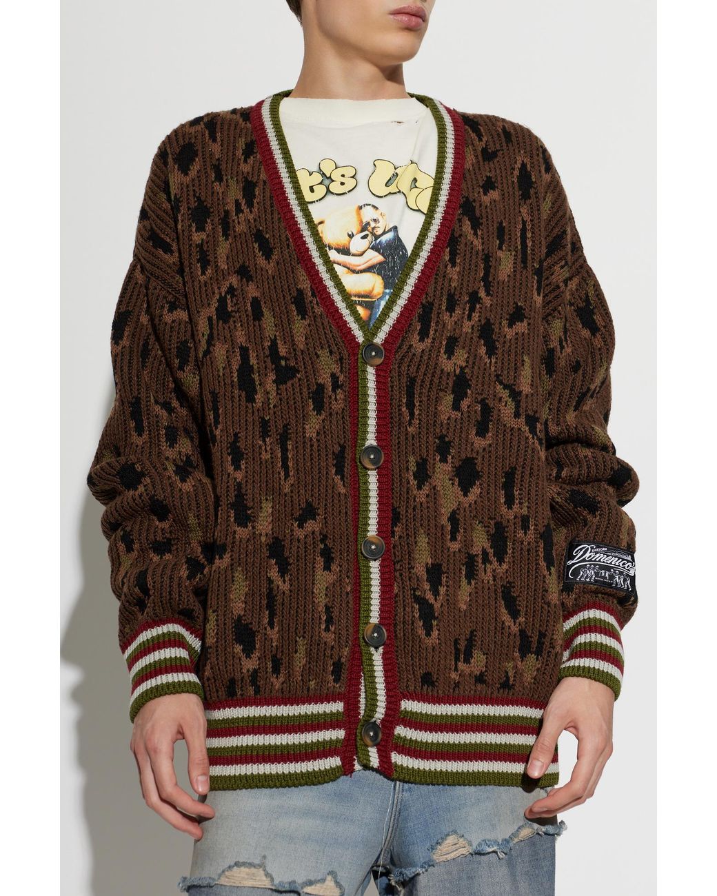 PDF Brown Cardigan for men
