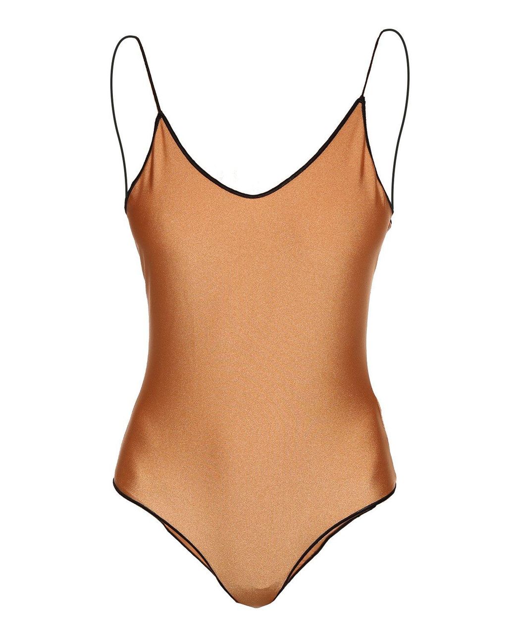 Oséree Lace Onepiece Swimsuit Brown Lyst