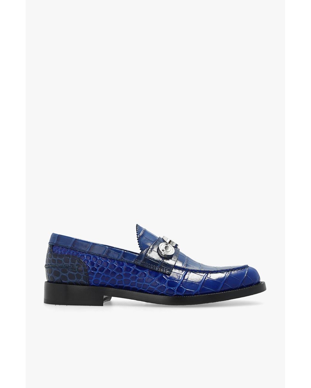 Burberry 'fred' Loafers in Blue for Men | Lyst UK