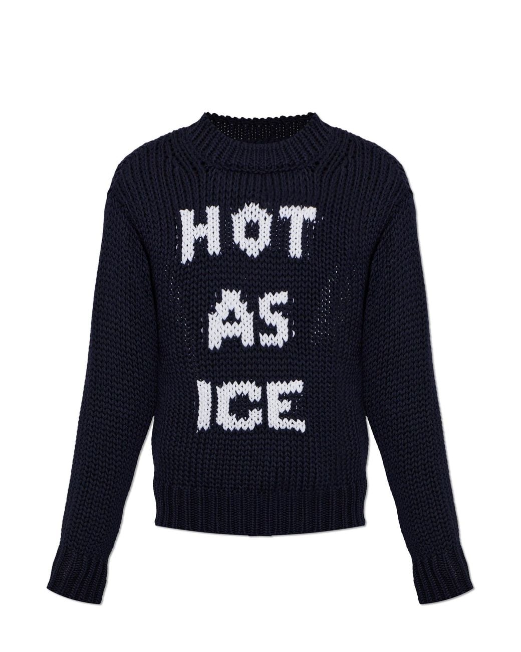 DSquared² Blue Wool Sweater for men