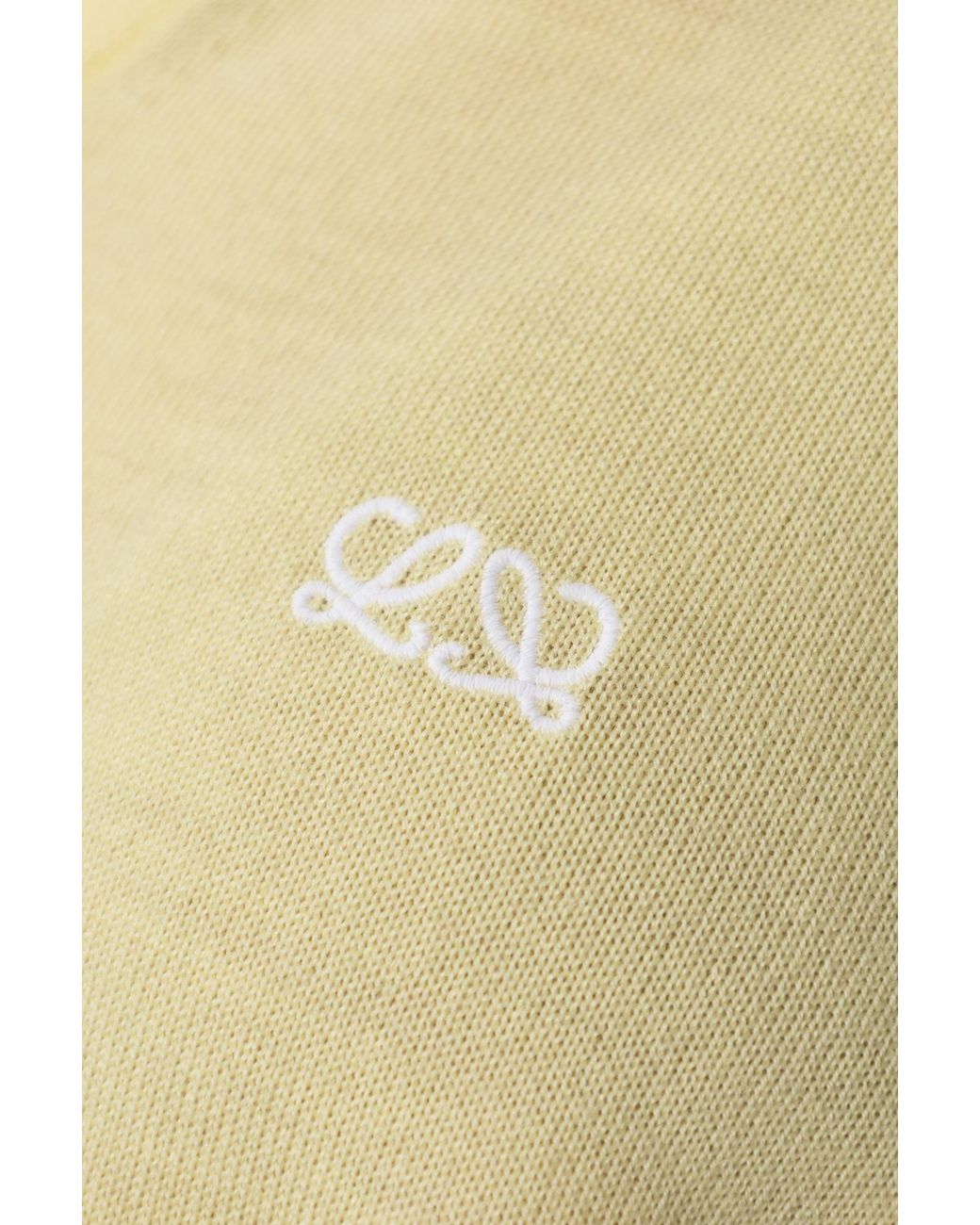 Loewe Yellow V-Neck Sweater