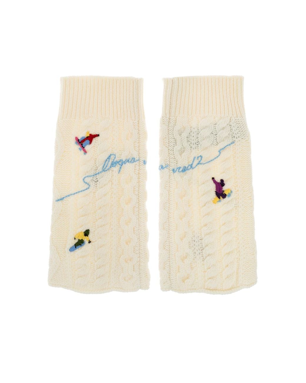 DSquared² Natural Wool Arm Warmers for men
