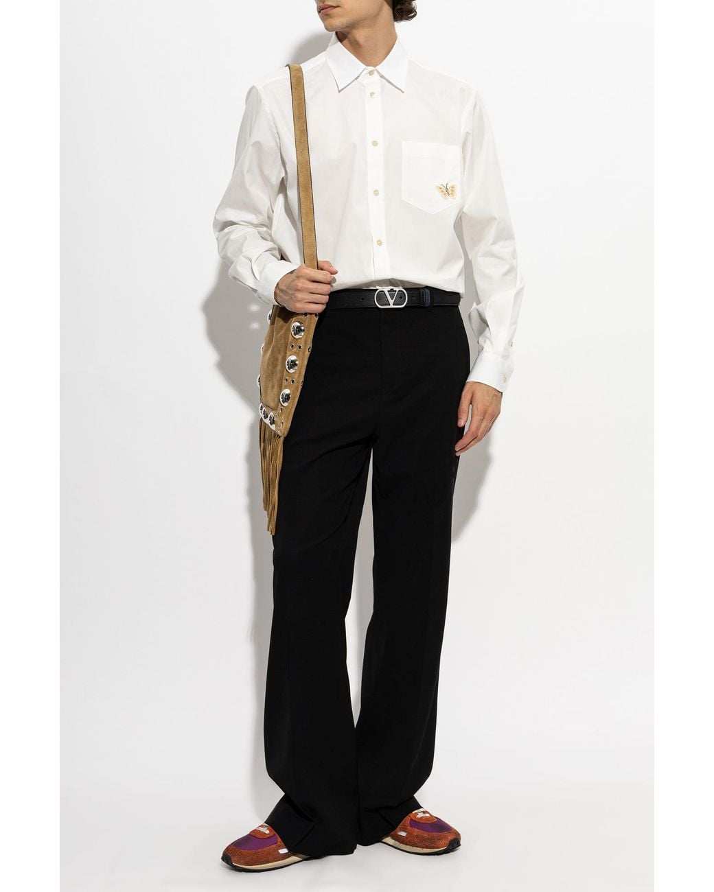 Valentino Garavani White Shirt With Pocket for men