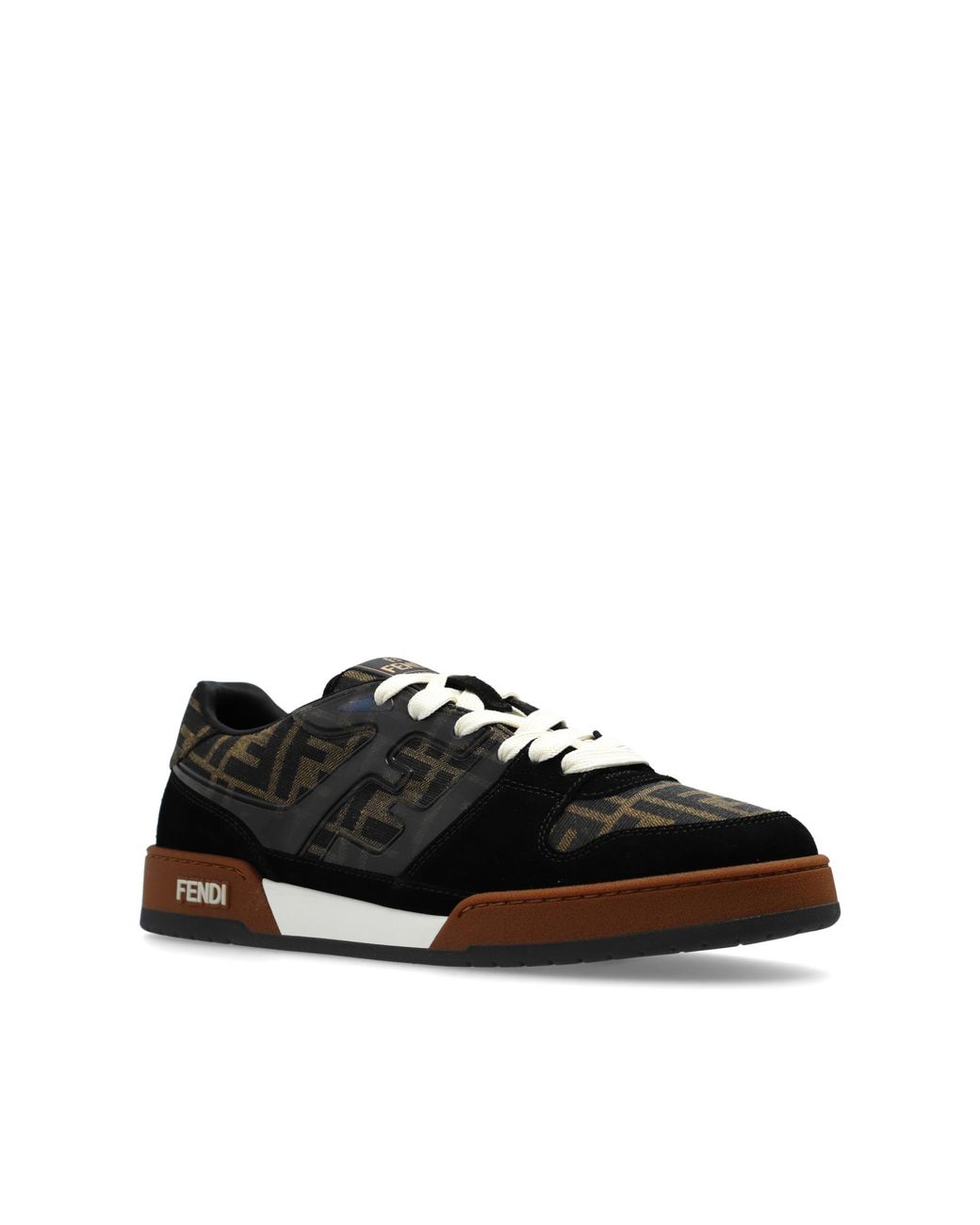Fendi Black Sneakers With Logo for men