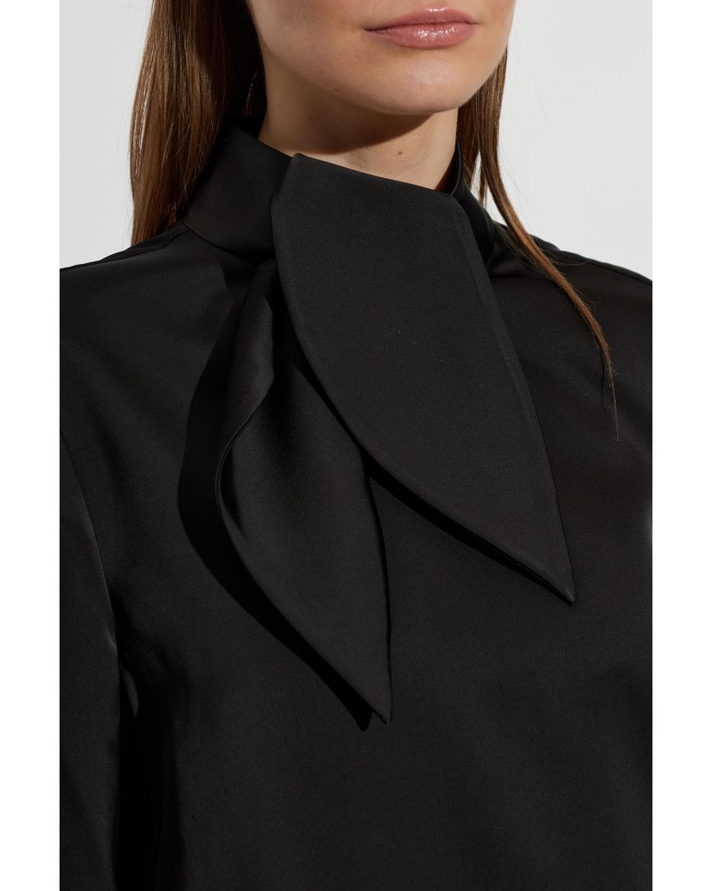 Emporio Armani Black Satin Top
