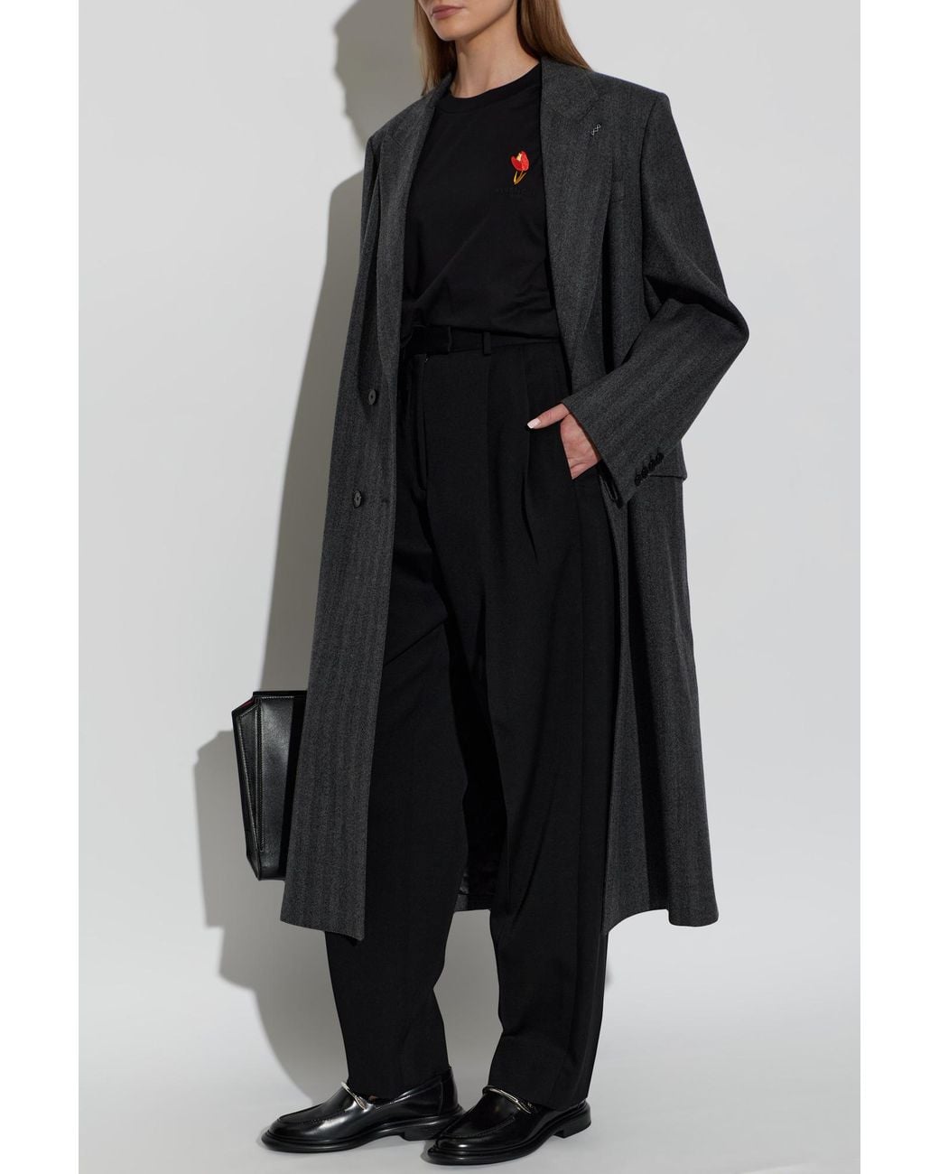 Givenchy Black Leather 'Pinch' Loafers