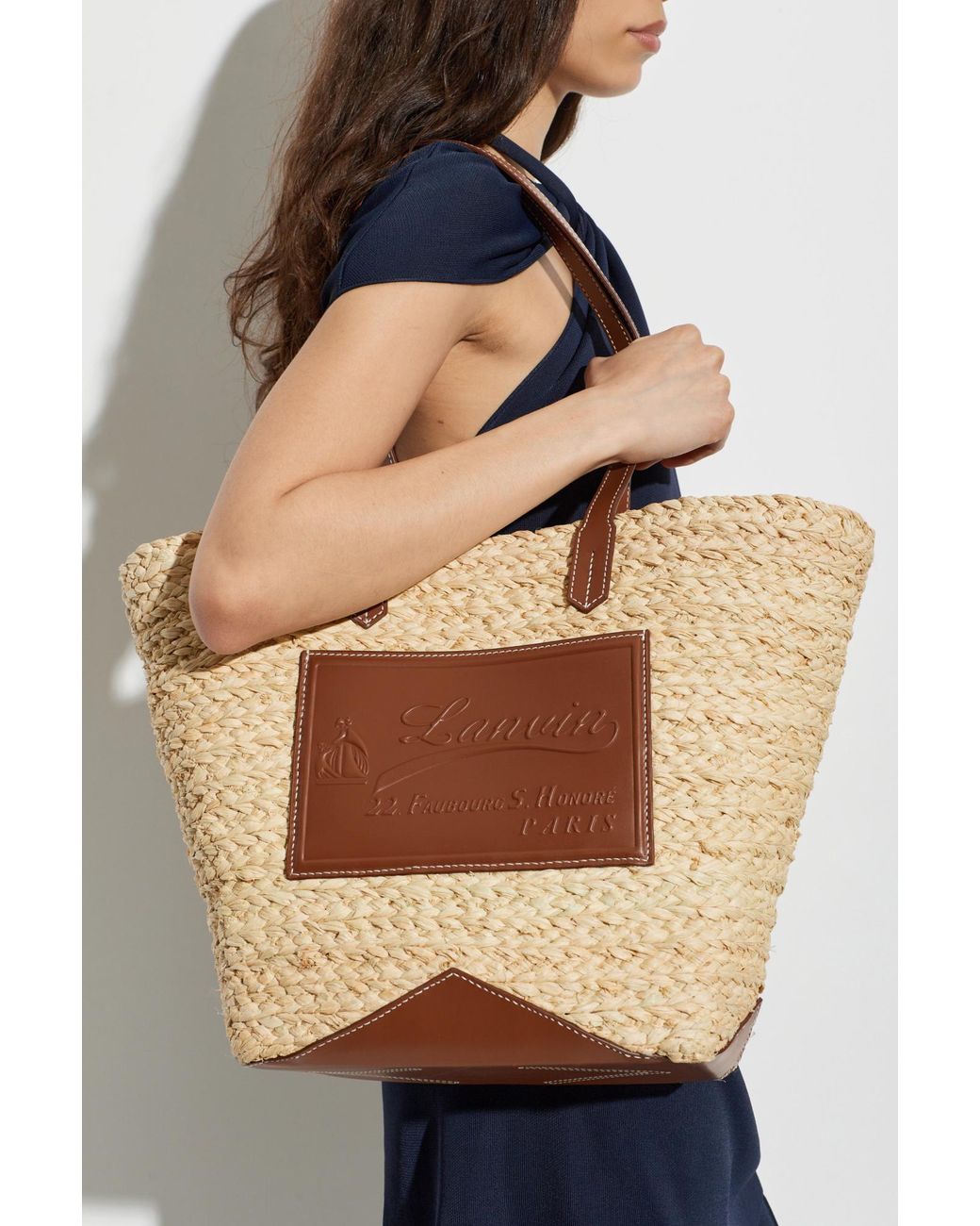 Lanvin Brown Catch Medum Bag