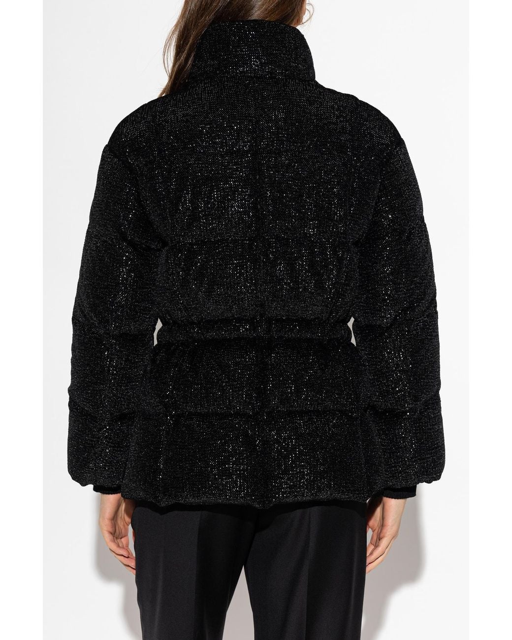 Moncler Black 'Mouettes' Down Jacket