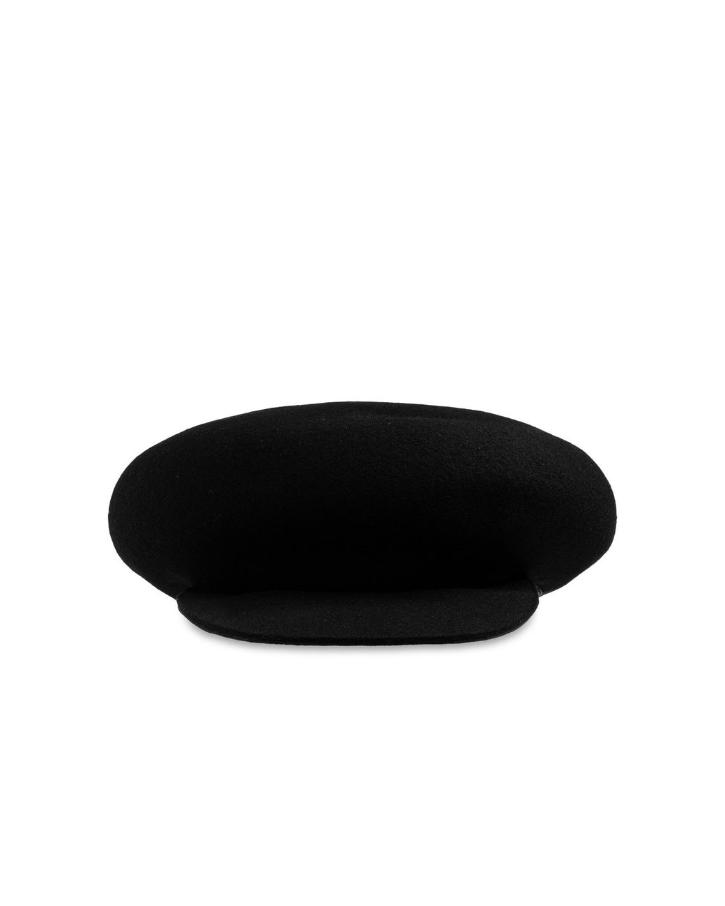 Yohji Yamamoto Black Wool Flat Cap for men