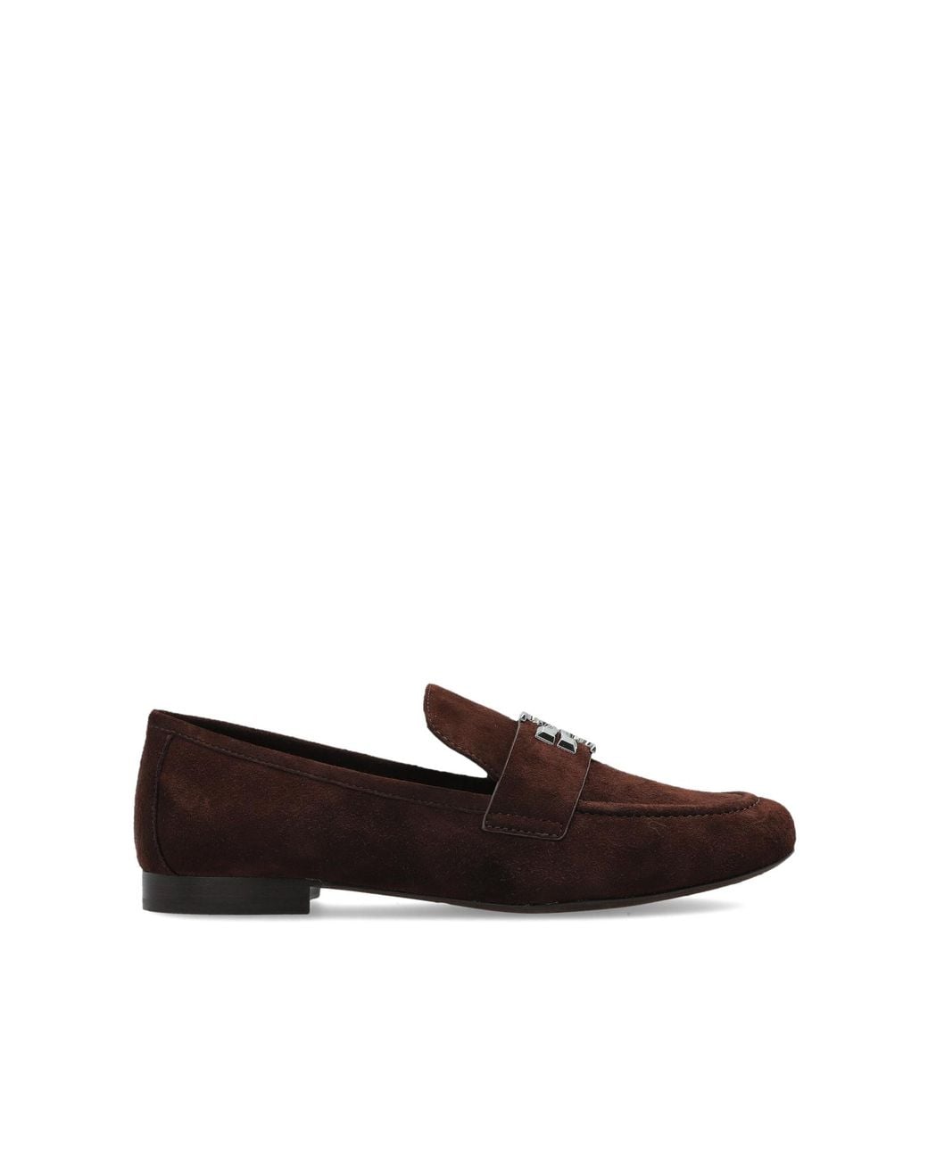 Tory Burch Brown Suede Loafers