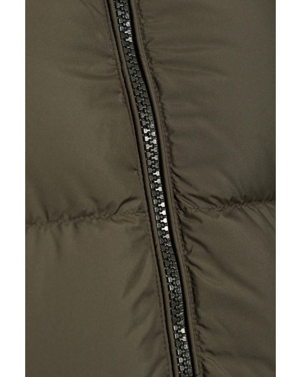 Woolrich Green Stand-Collar Down Jacket for men