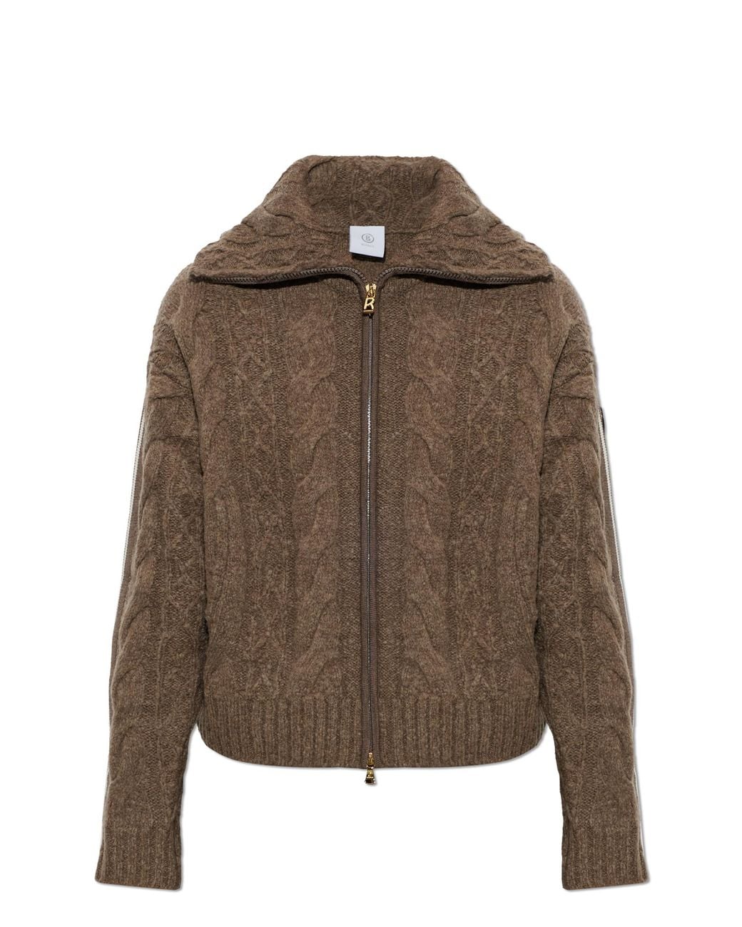 Bogner Brown 'Lotta' Wool Cardigan