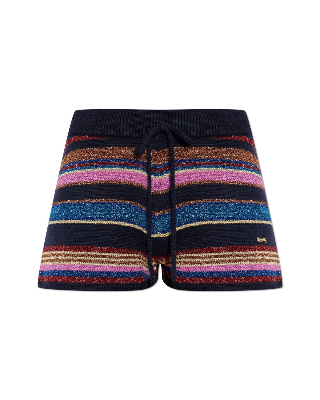 DSquared² Blue Shorts With Lurex Thread