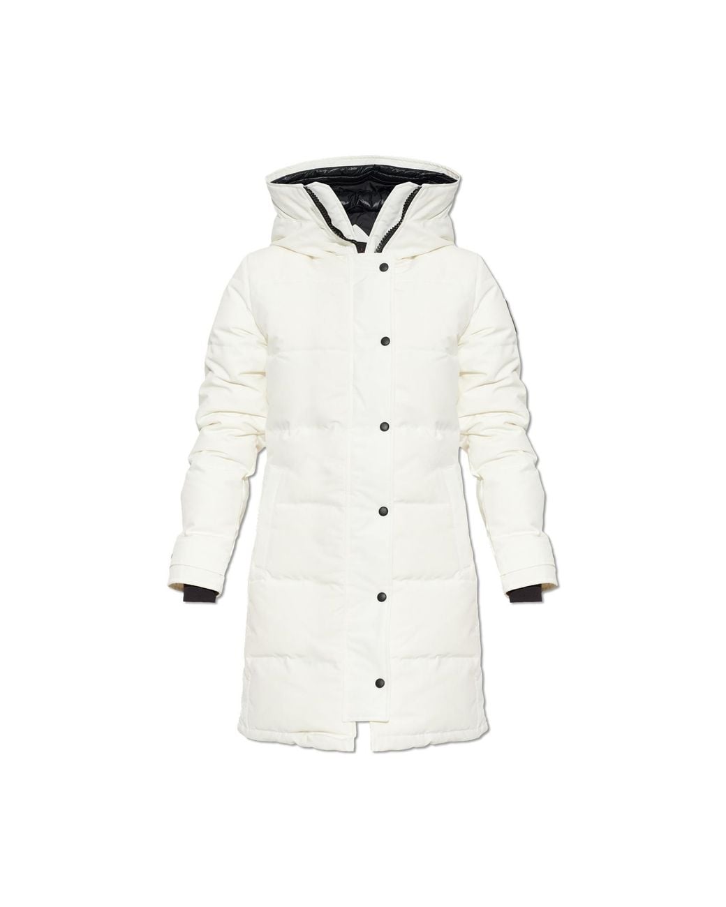 Canada Goose White 'Shelburne' Puffer Jacket