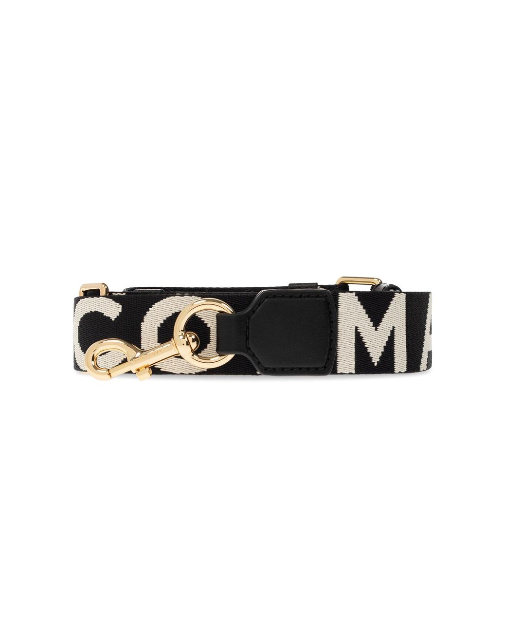 Marc Jacobs Black Logo Bag Strap