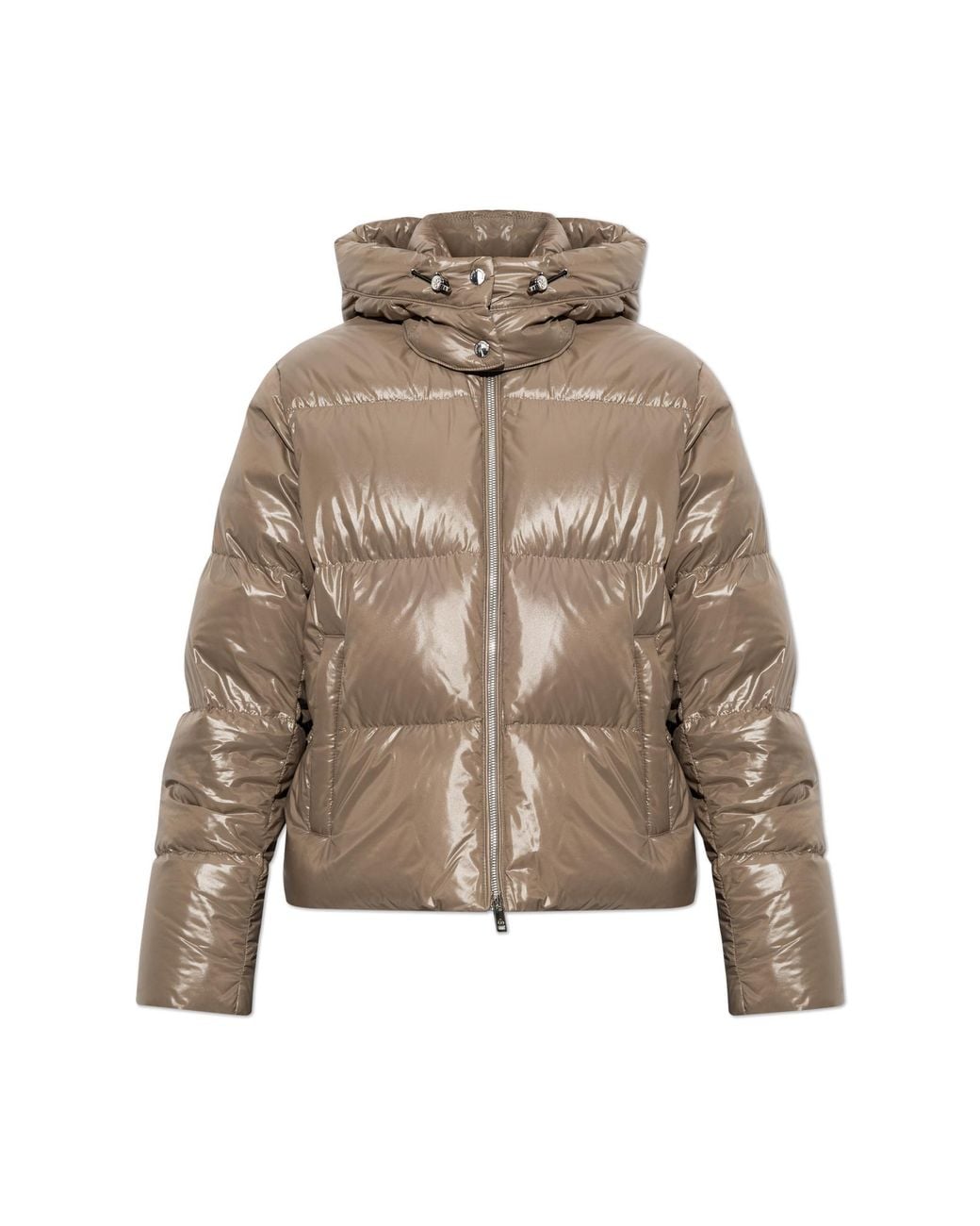 Moose Knuckles Natural Detachable-Hooded Down Jacket