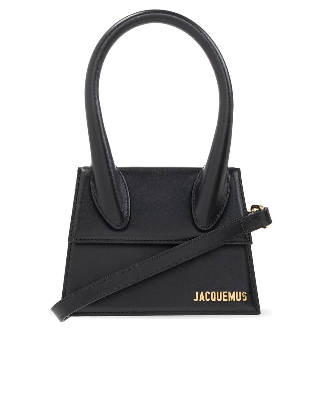 Jacquemus Black 'Le Chiquito Moyen' Shoulder Bag