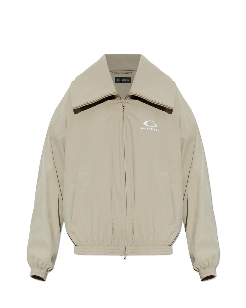 Balenciaga Natural Jacket With Logo