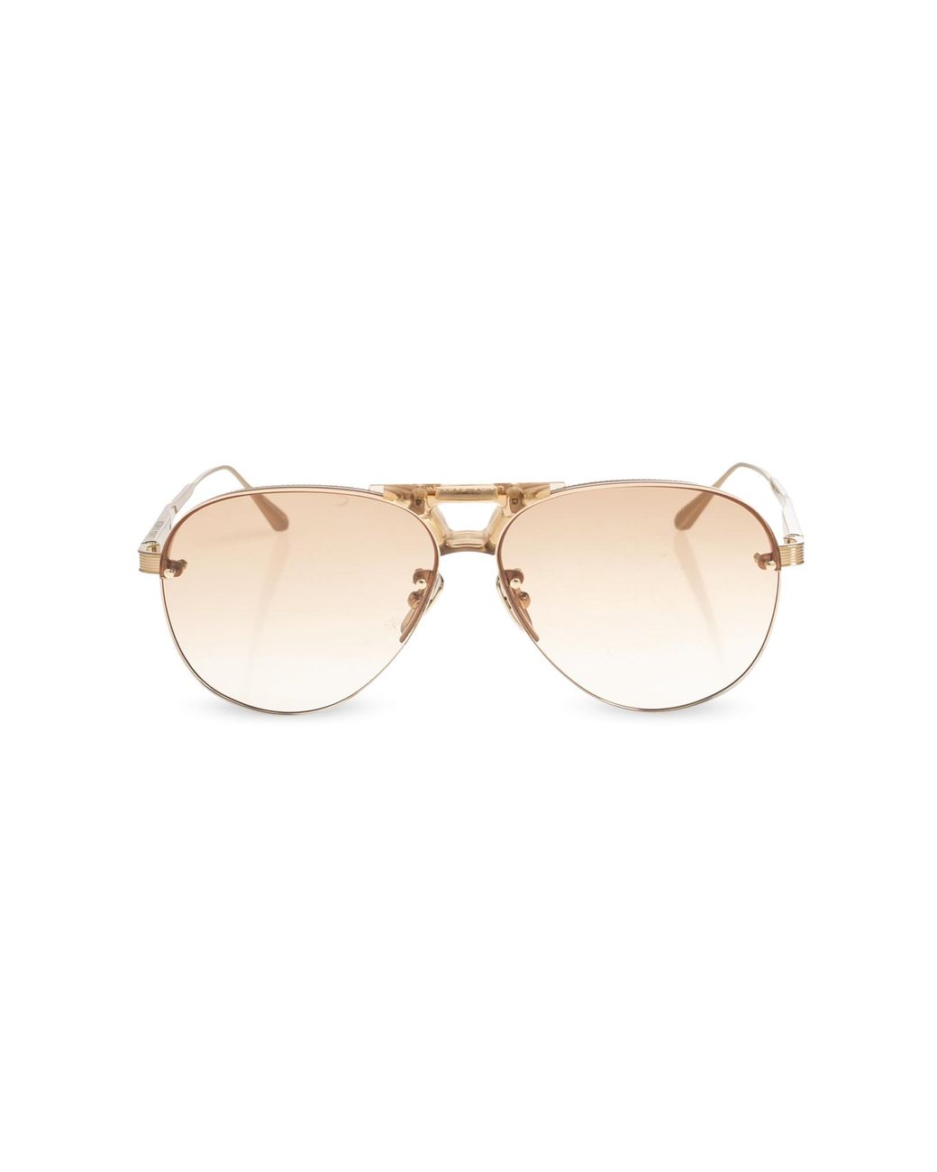 Linda Farrow Natural "Taya" Sunglasses