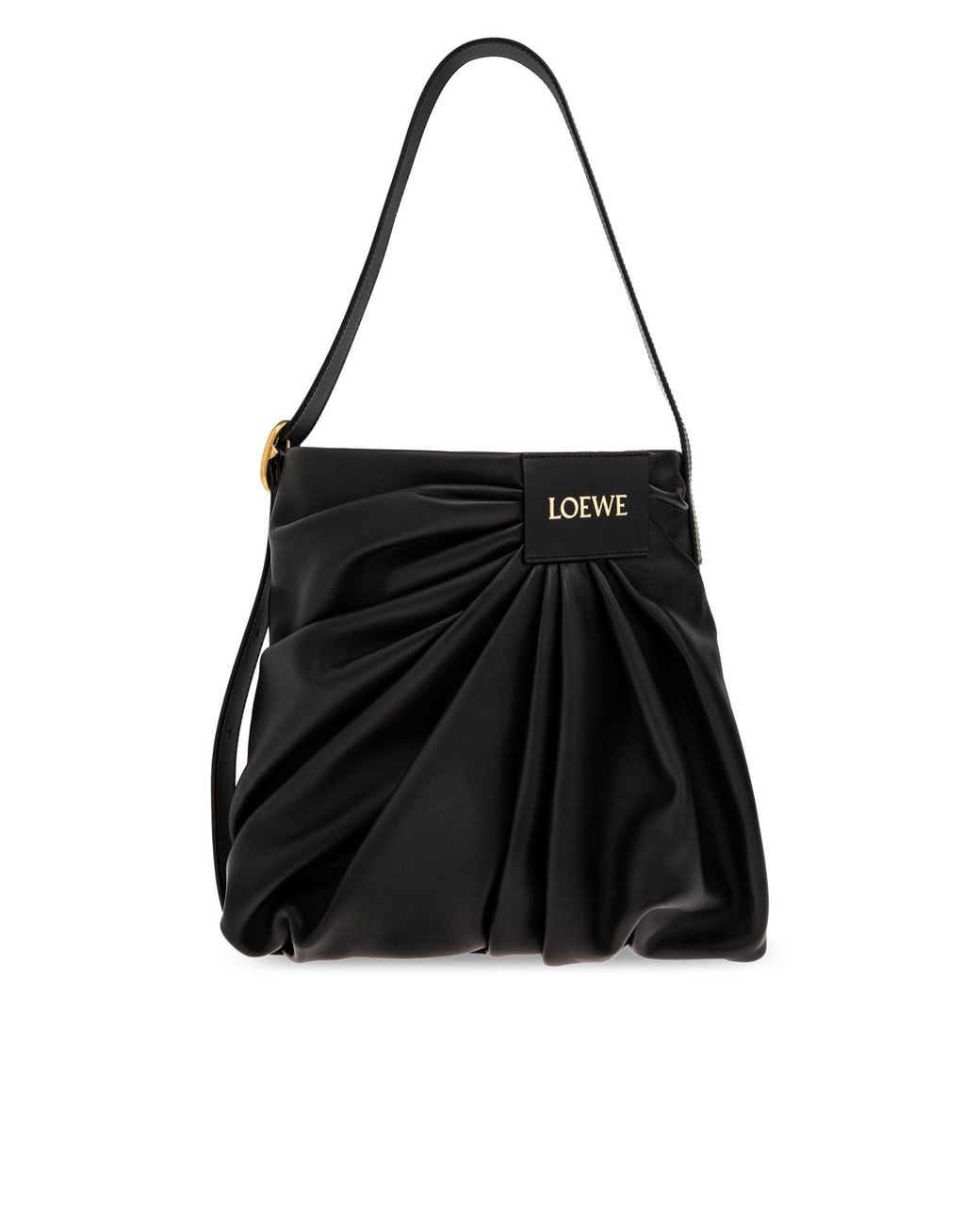 Loewe Black Shoulder Bag 'Draped'