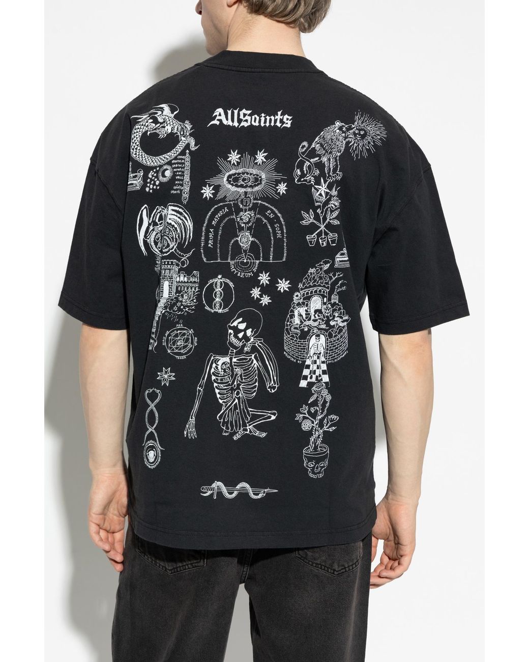 AllSaints Black T-Shirt 'Terra' for men