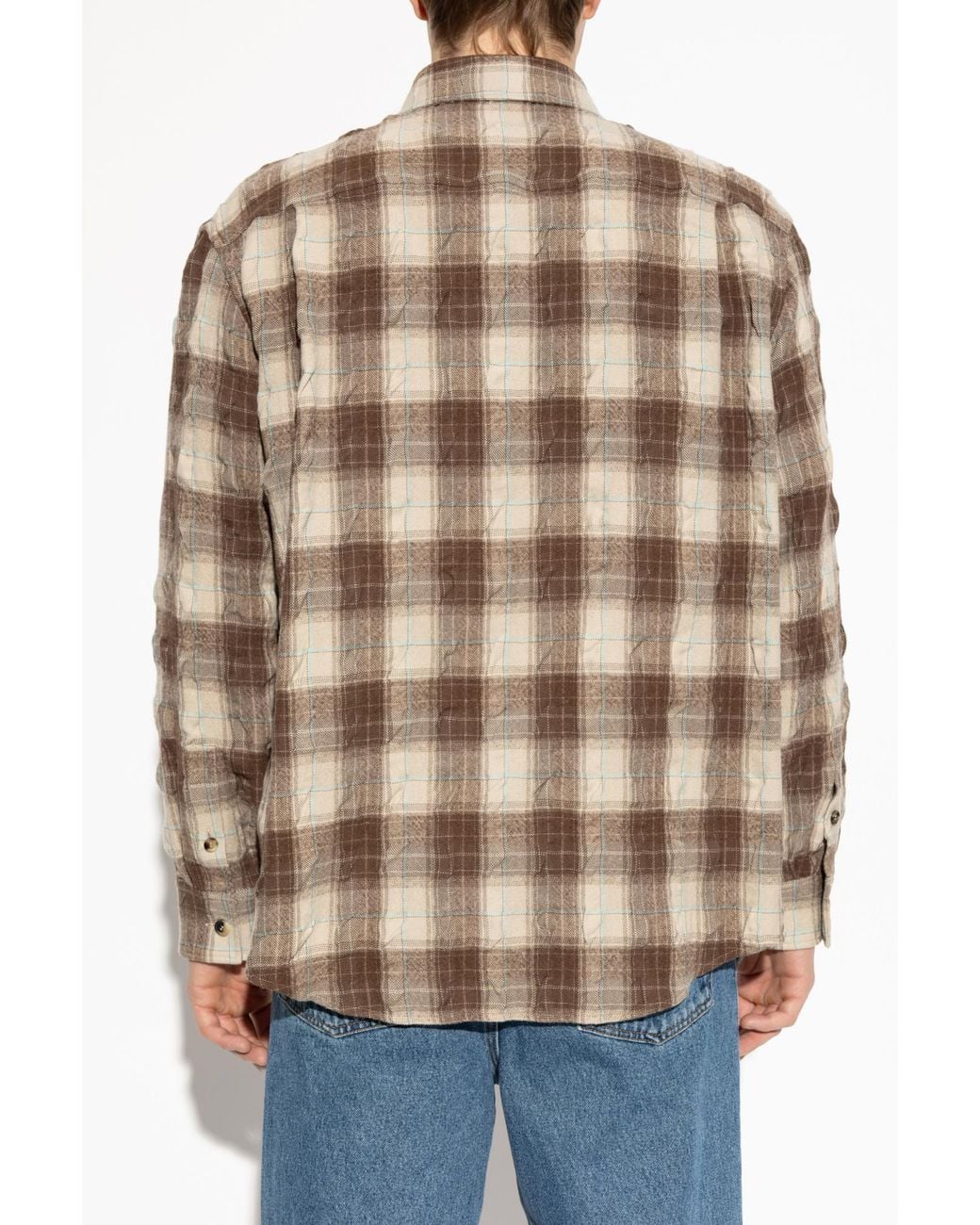 Loewe White Sweater Made Of Combined Materials for men