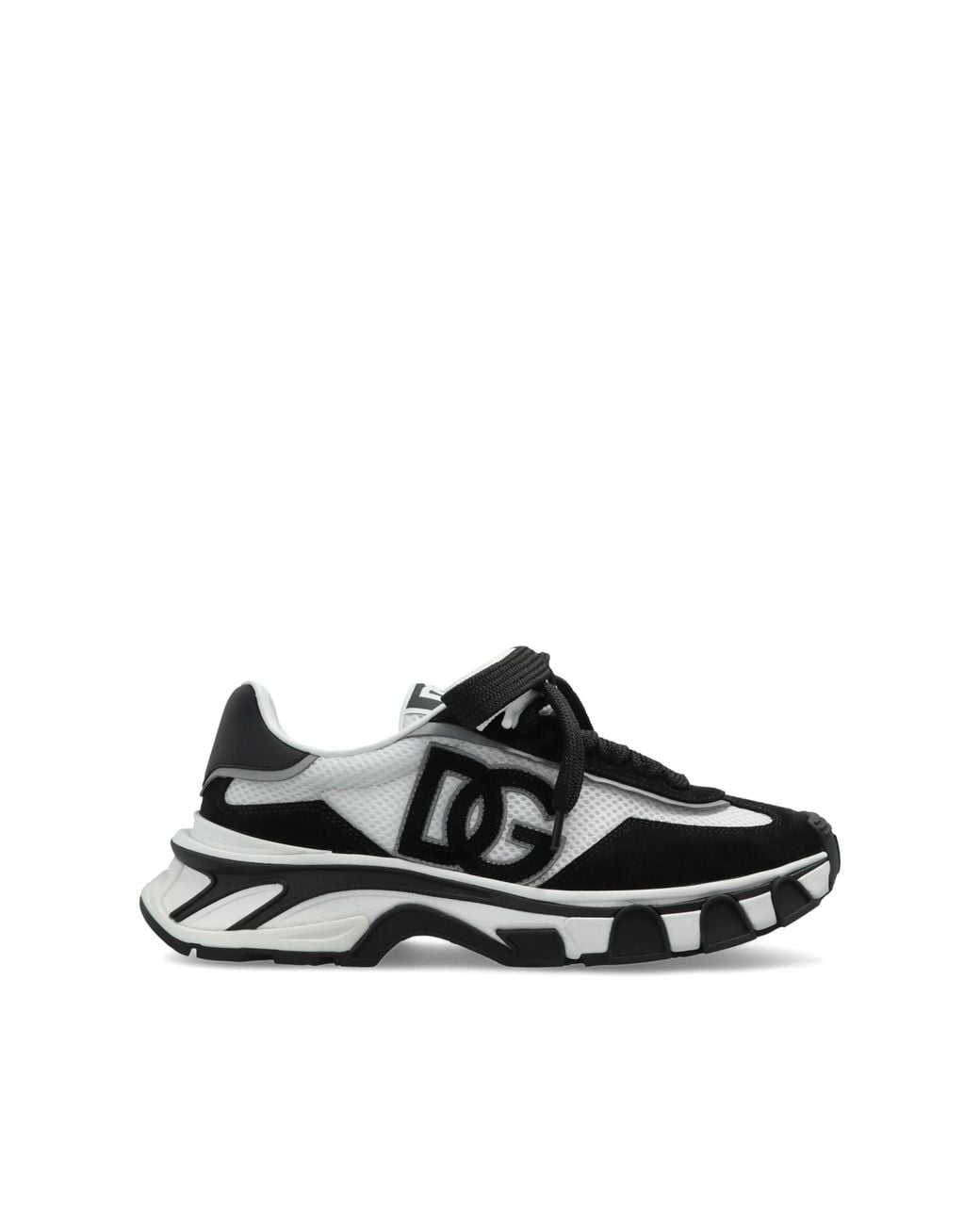 Dolce & Gabbana Black Sports Shoes With Logo