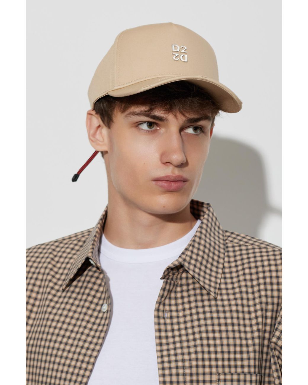 DSquared² Natural Cap With Visor for men