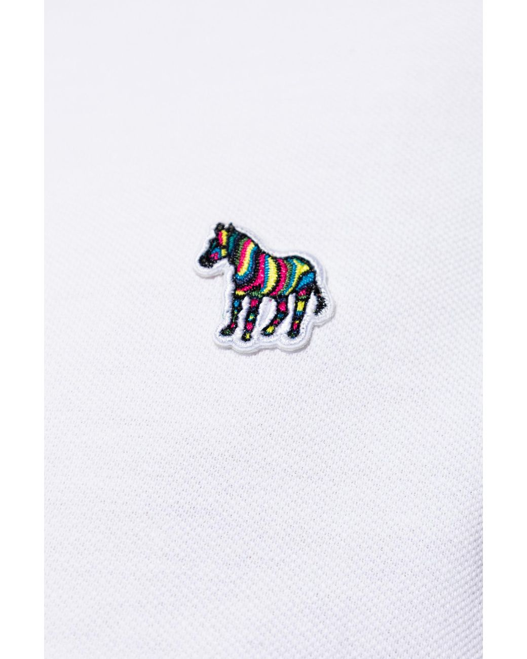 Paul Smith Natural Polo With Patch for men