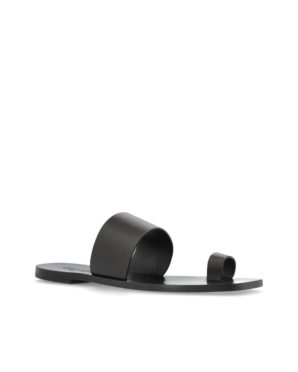 Aeyde White 'Sibel' Slides