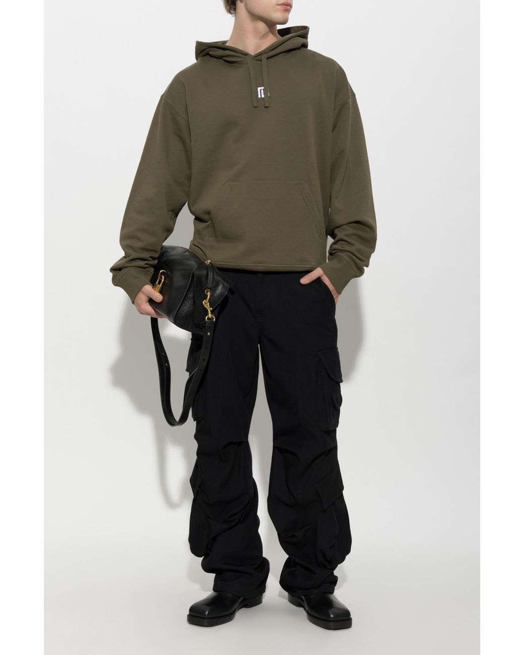 Balmain Green Hoodie for men
