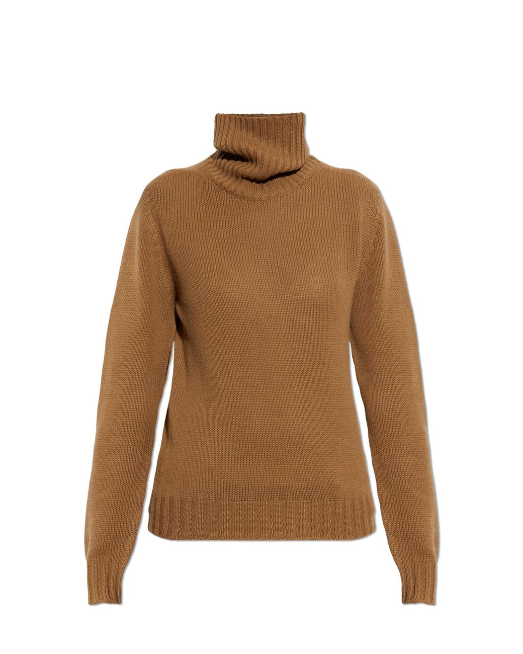 Fabiana Filippi Brown Cashmere Turtleneck Sweater