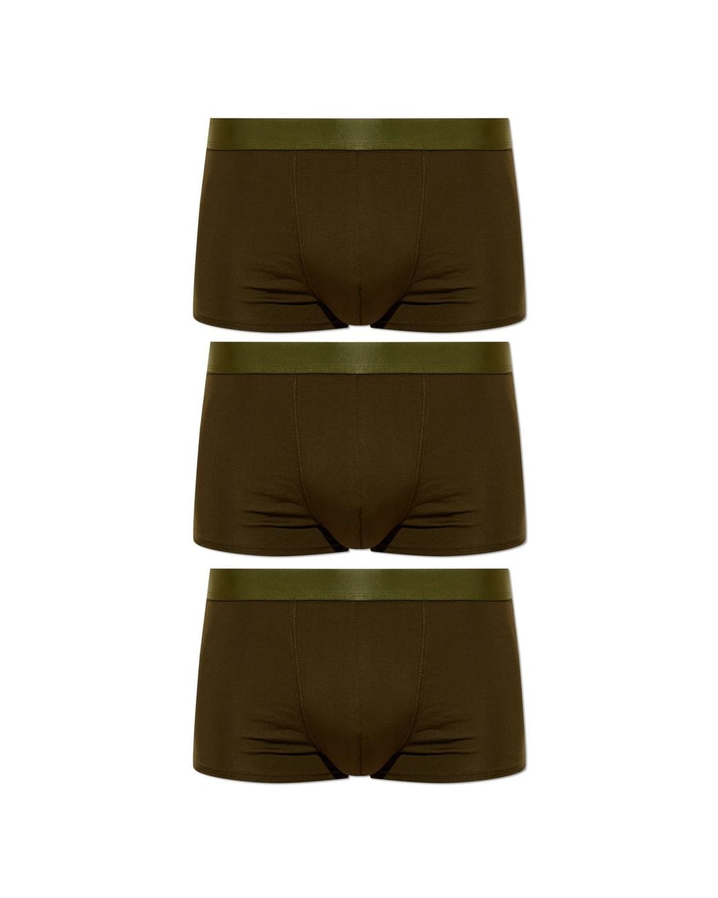 CDLP Green Logo Boxer Briefs Triple Pack for men