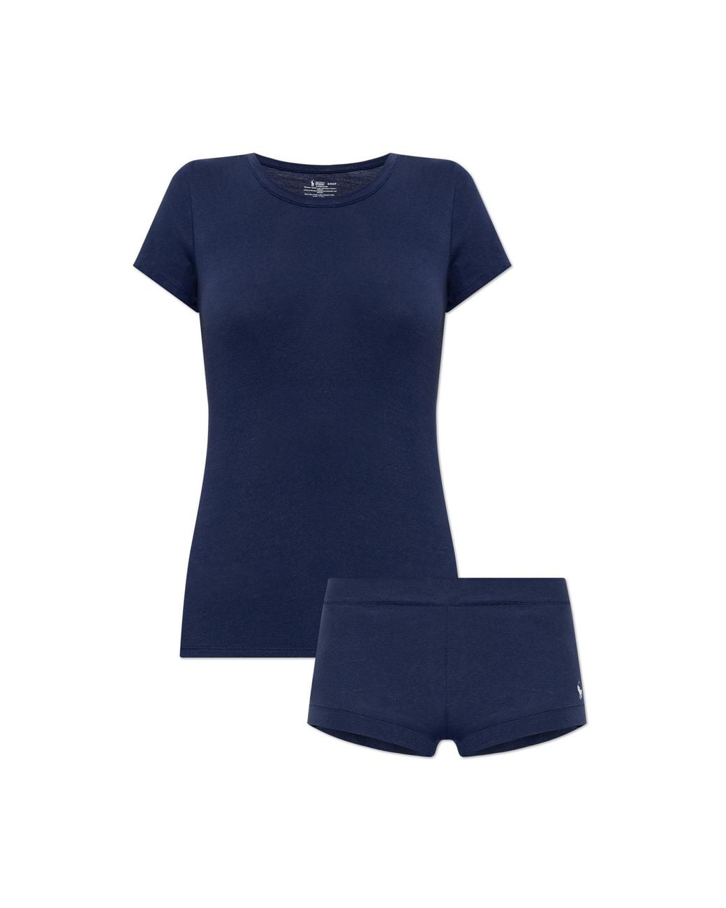 Polo Ralph Lauren Blue Two-Piece Lingerie Set
