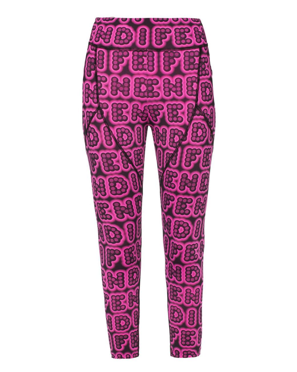 Fendi Synthetic Logo Leggings in Pink 