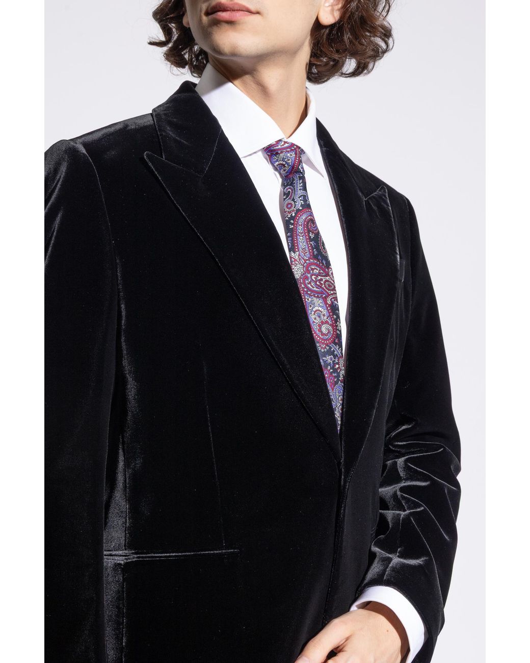Etro Blue Silk Tie for men