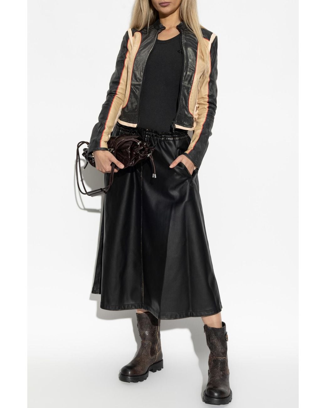 DIESEL Black Skirt 'O-Blivion'