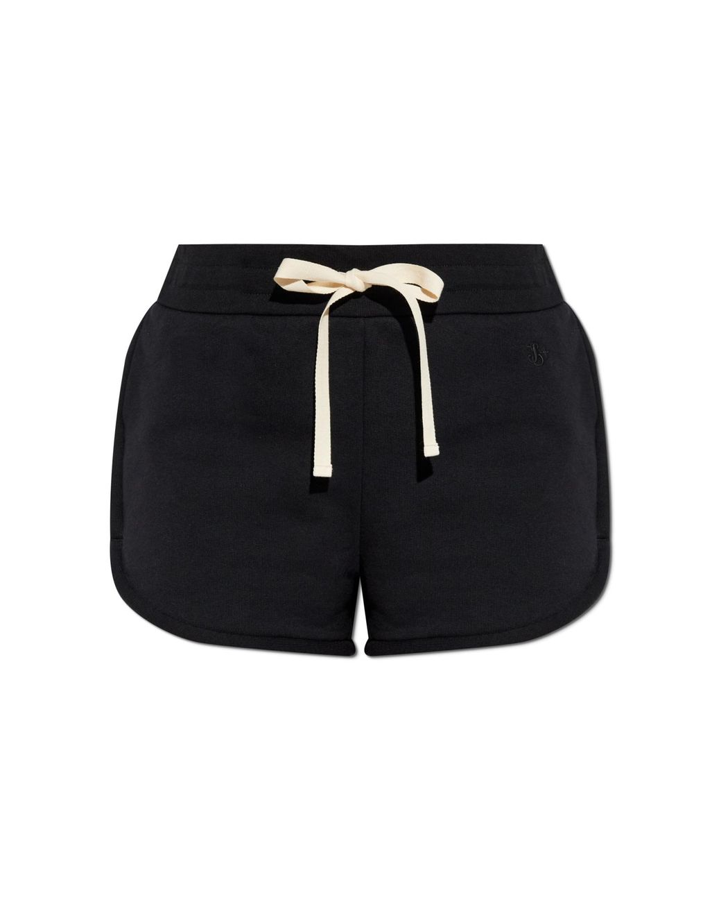 Jil Sander Black Logo Shorts