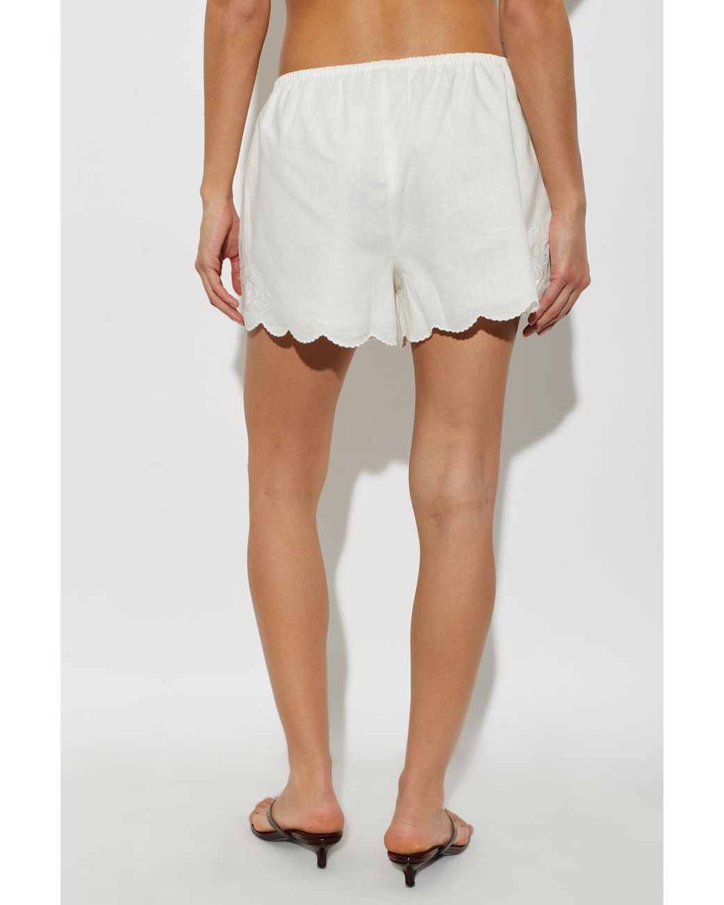 Posse White 'Odette' Shorts
