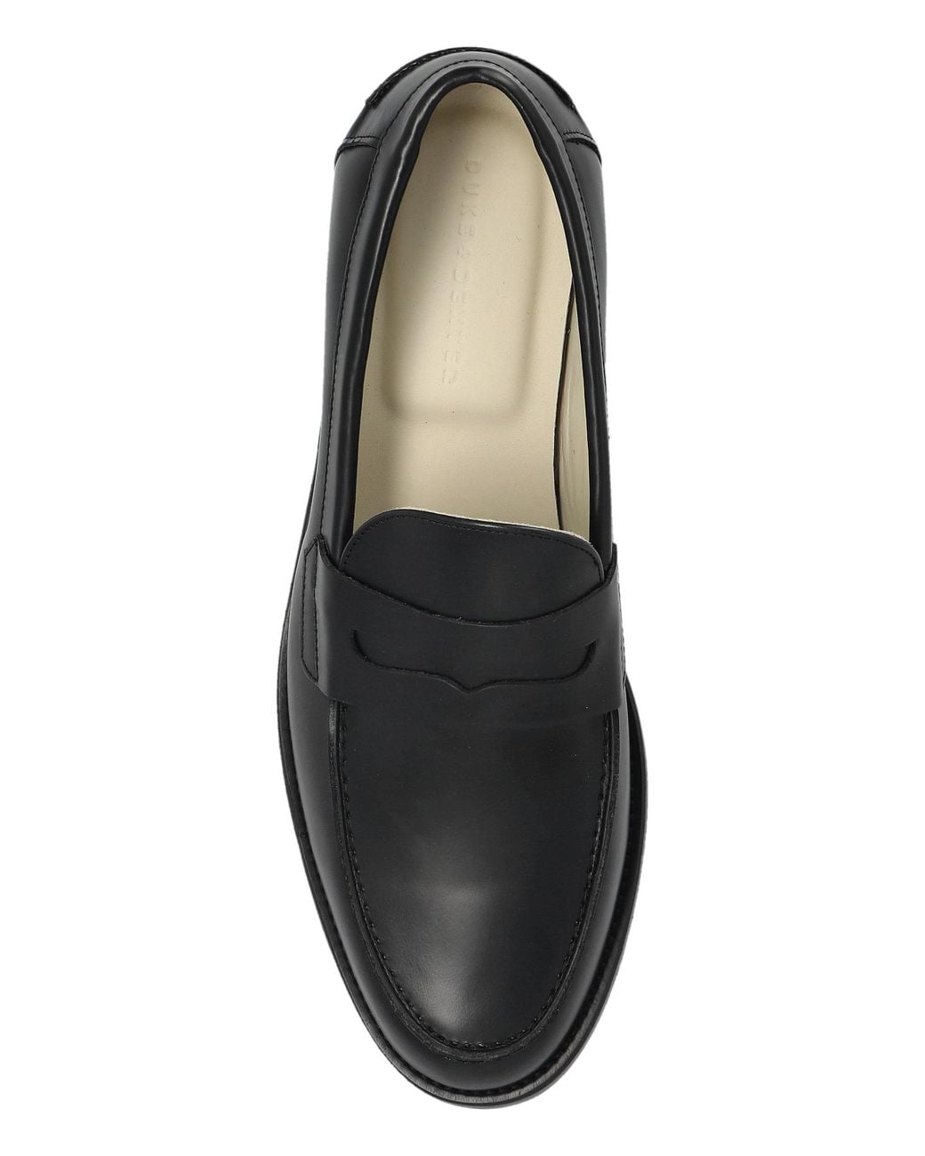 Duke & Dexter Black "Wilde" Loafers for men