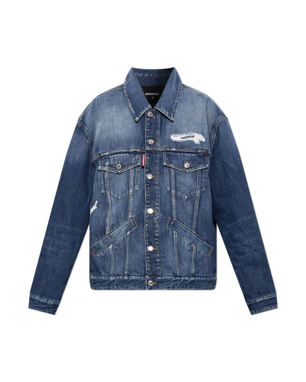 DSquared² Blue Oversized Denim Jacket