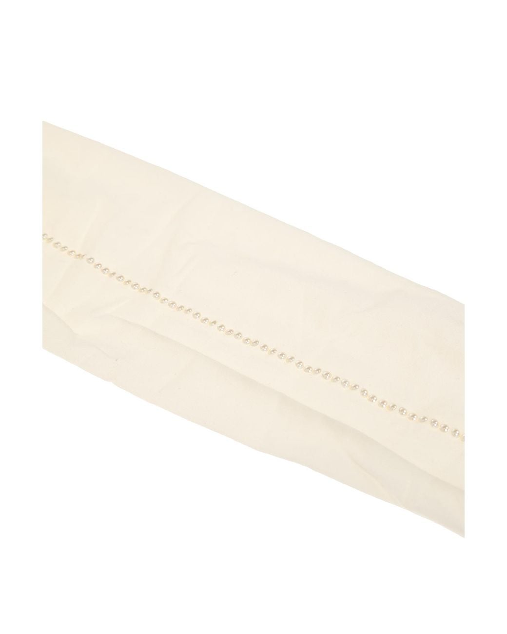 Heist Studios White 'Pearl Back Seam' Tights