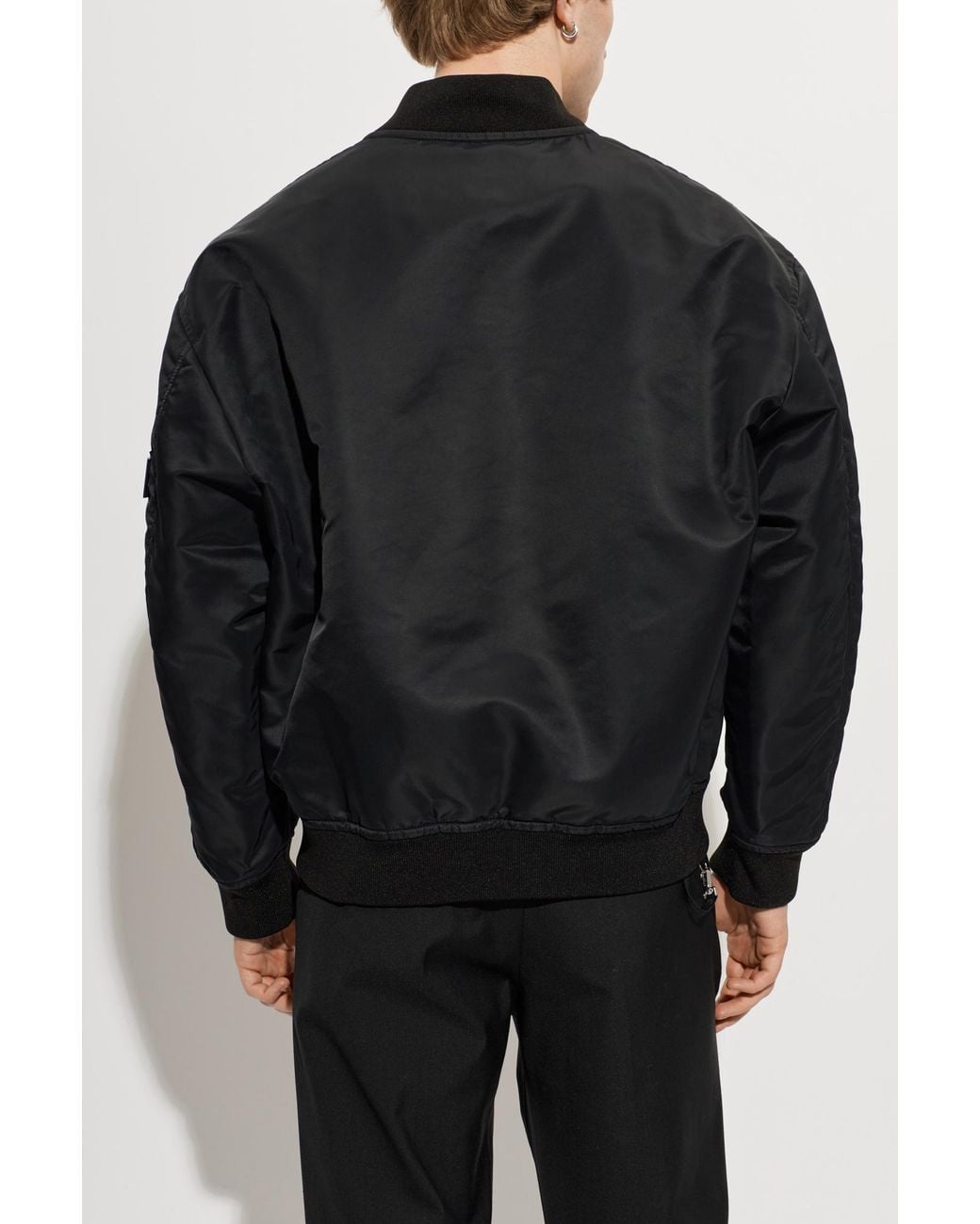 Courreges Black Bomber Jacket for men