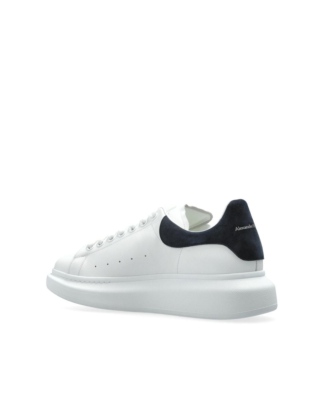 McQueen White Sports Shoes With Logo for men
