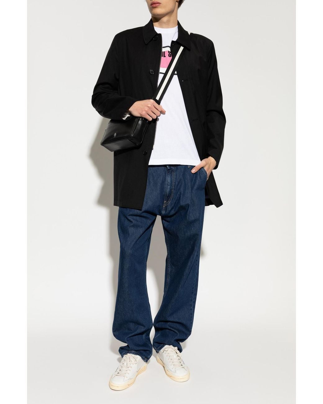 Paul Smith White T-Shirt With Colourful Print for men