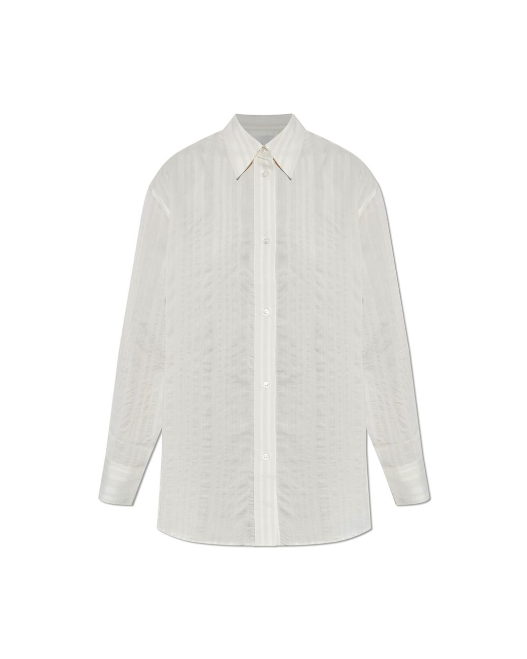 Studio Nicholson White Shirt 'Rouen'